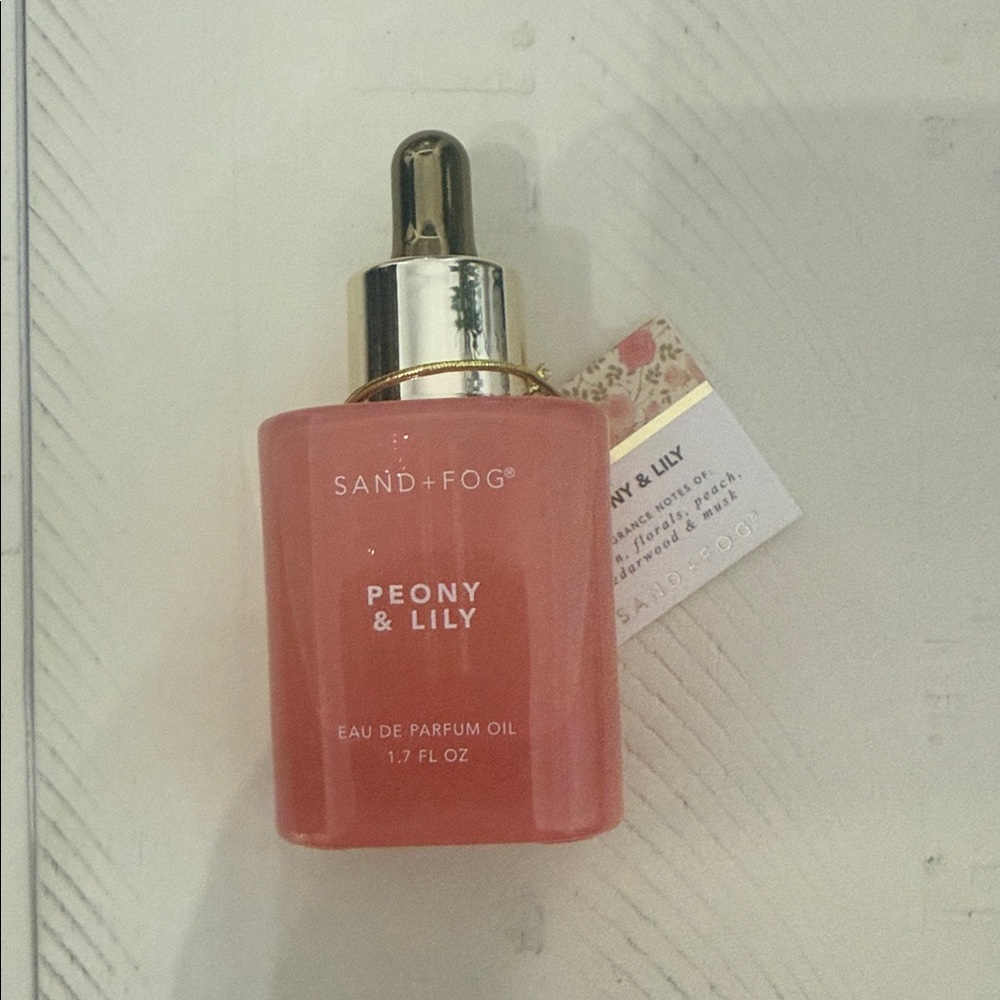 Sand + Fog Peony & Lily Eau de Parfum Oil - Pink